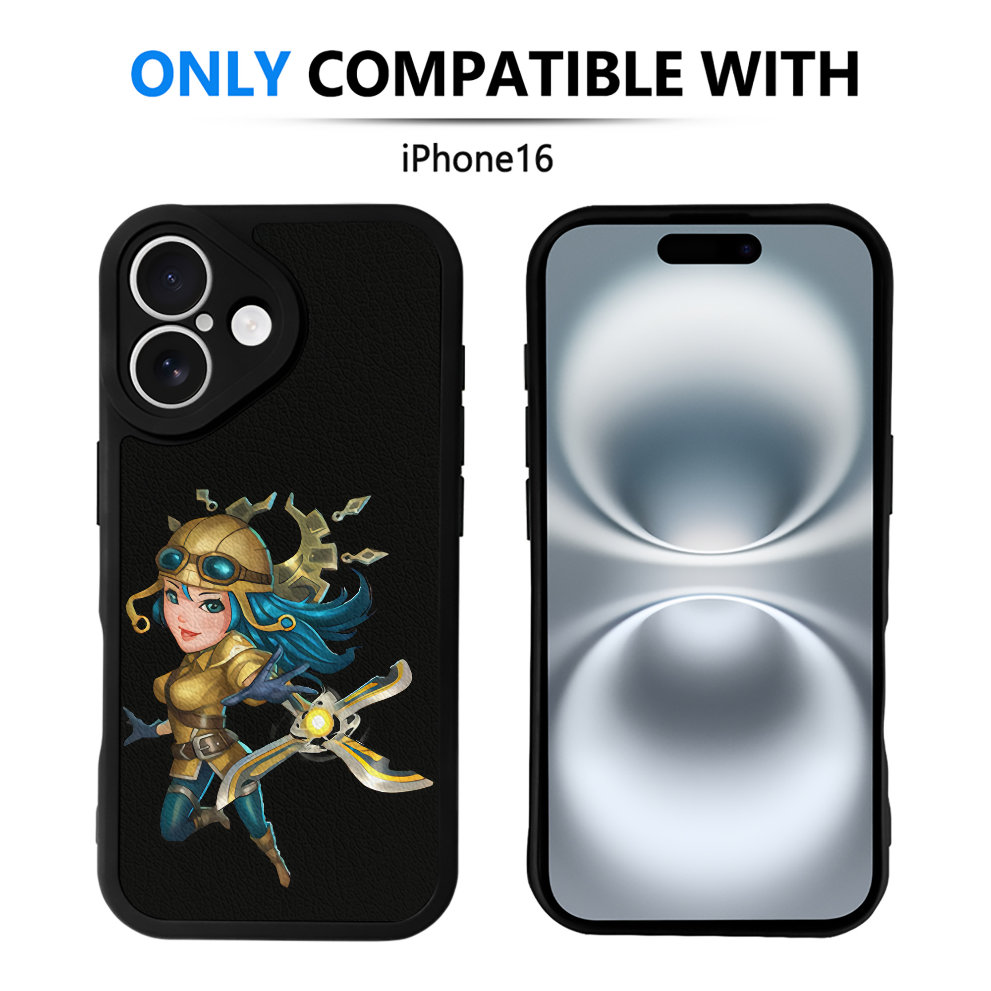 リーグ・オブ・レジェンド League of Legends LOL 【iPhone 16シリーズ対応】シリコンスマホケース（レザー調） 材質：シリコン